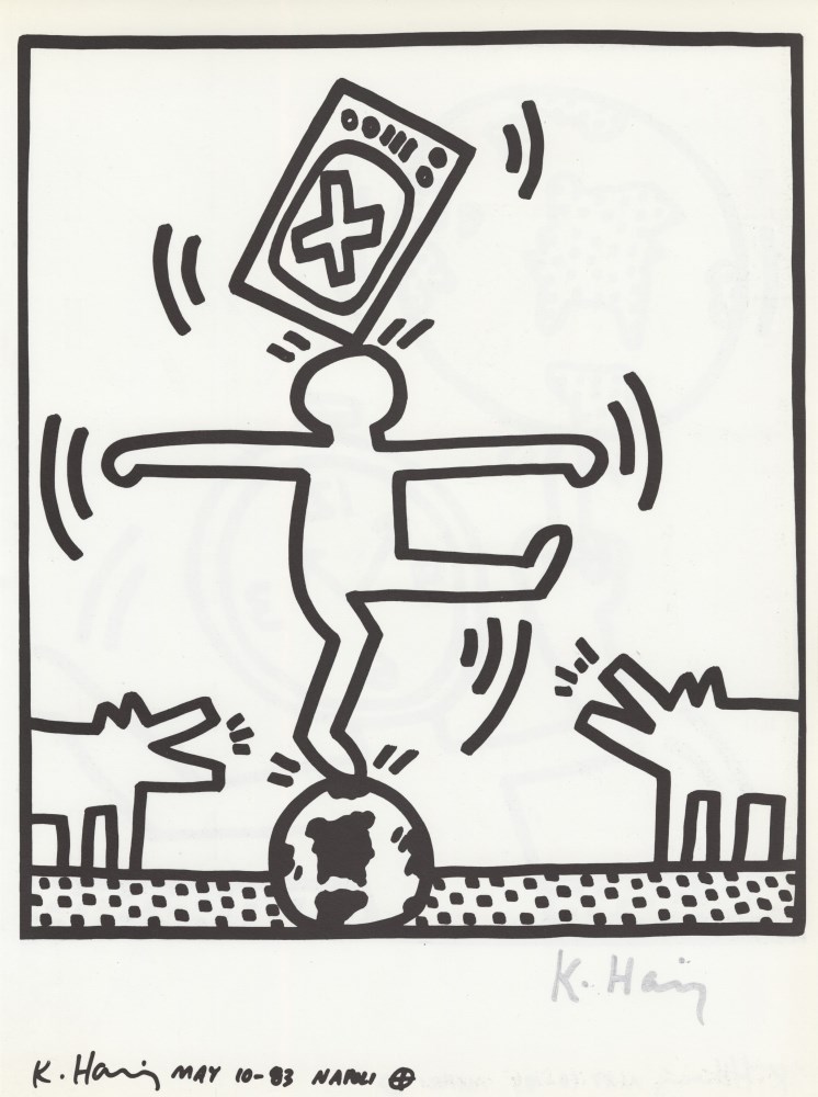 Lot #1179: KEITH HARING - Naples Suite #11 - Lithograph