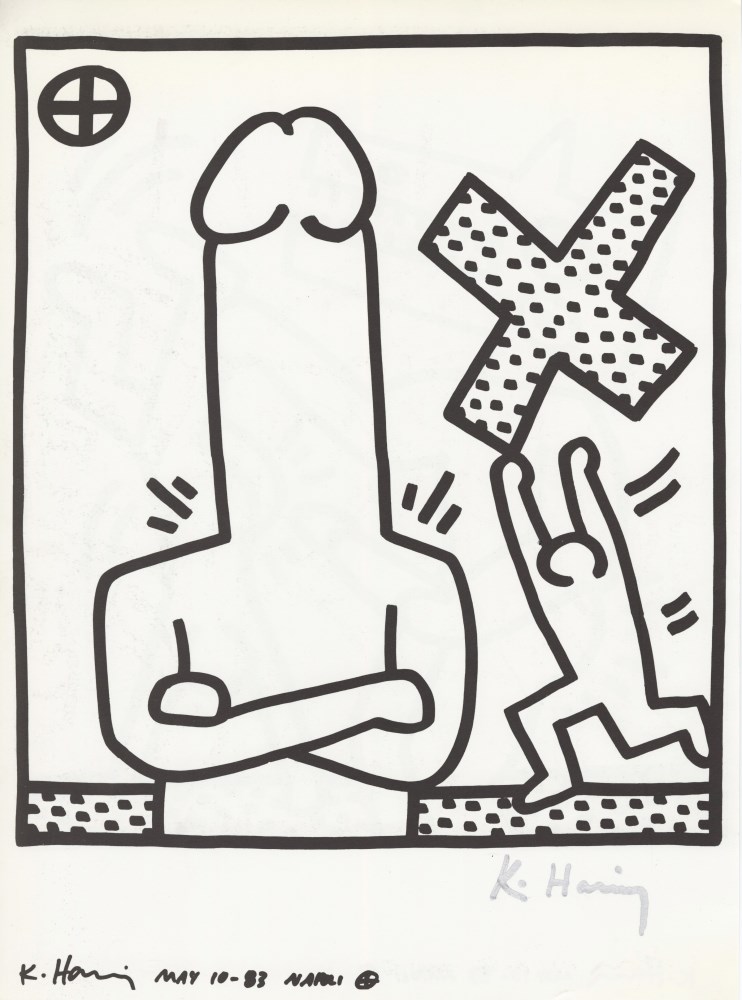 Lot #1909: KEITH HARING - Naples Suite #22 - Lithograph