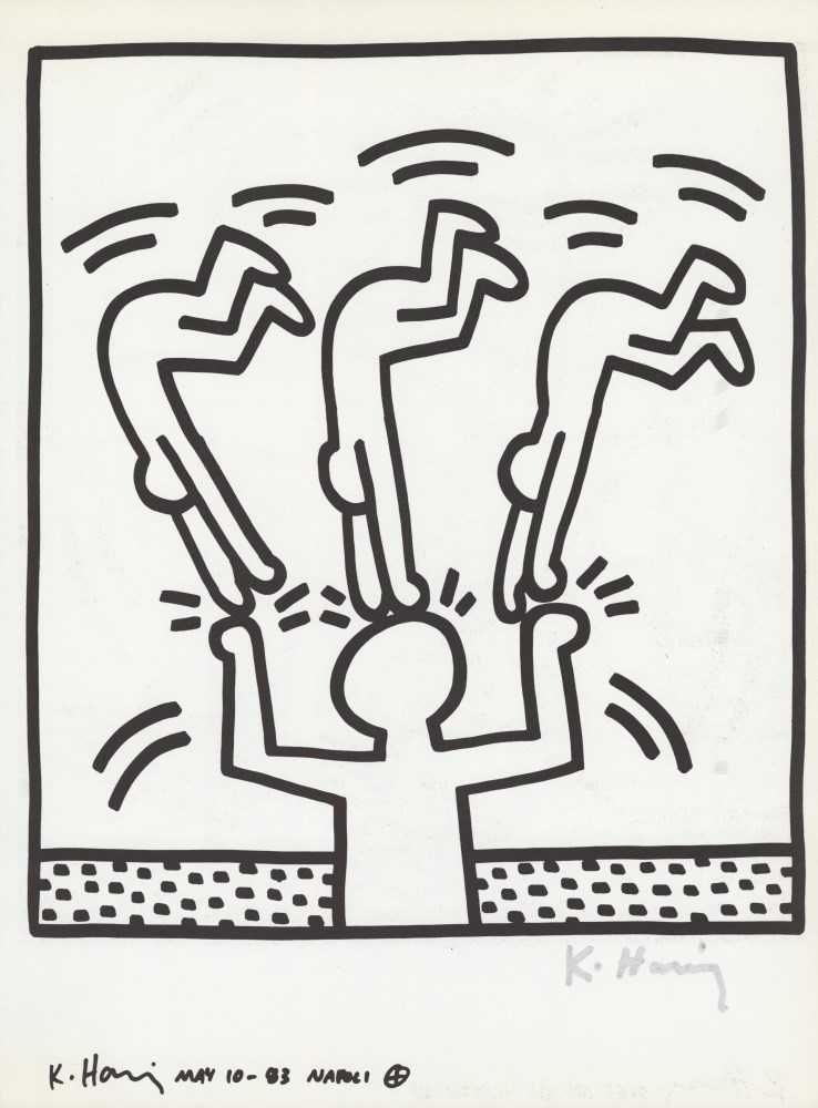Lot #1182: KEITH HARING - Naples Suite #27 - Lithograph