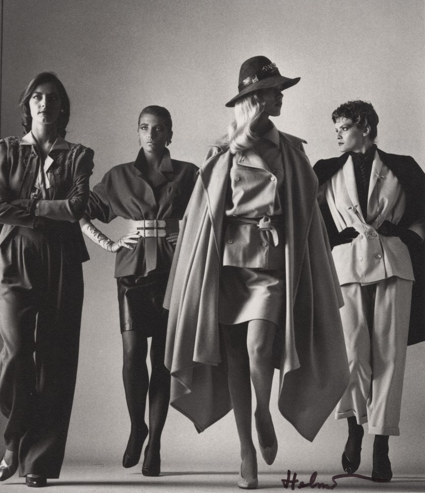 Lot #2076: HELMUT NEWTON - Sie Kommen, Dressed ("They Are Coming") - Original photolithograph