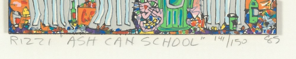 Lot #25: JAMES RIZZI - Ash Can School - Color silkscreen