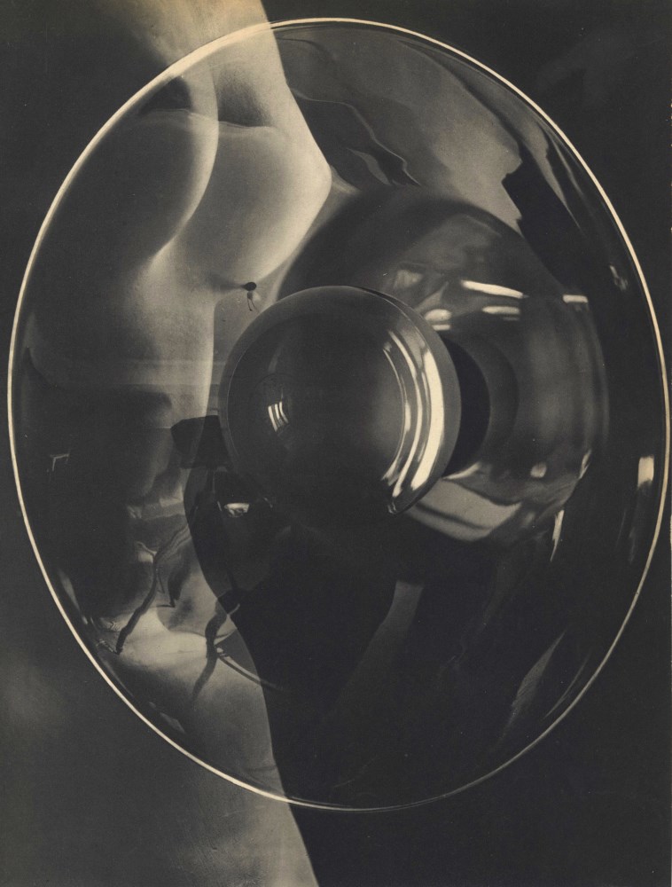 Lot #1261: MAN RAY - Photomontage with Nude and Studio Light - Original vintage photogravure