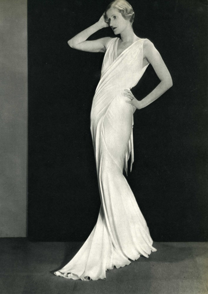 Lot #2450: MAN RAY - Long White Dress - Original vintage photogravure